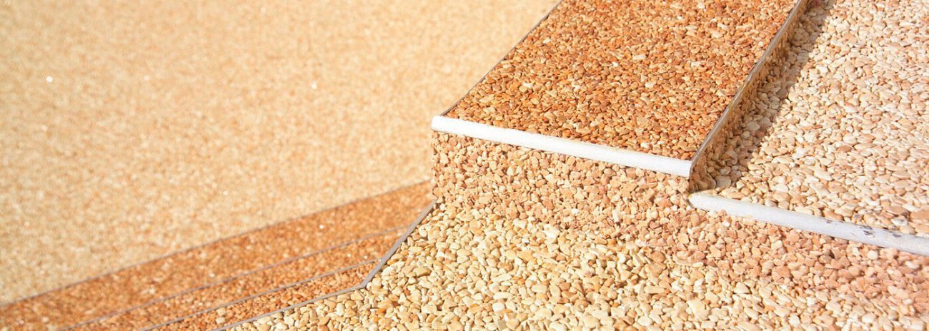 Entretien d'une moquette de pierre